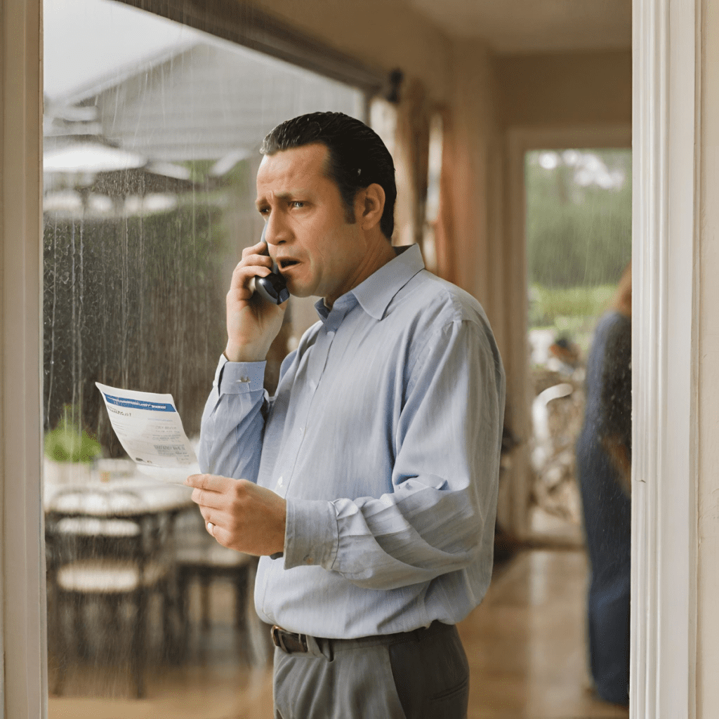 Man concerned about extreme weather impacting his business